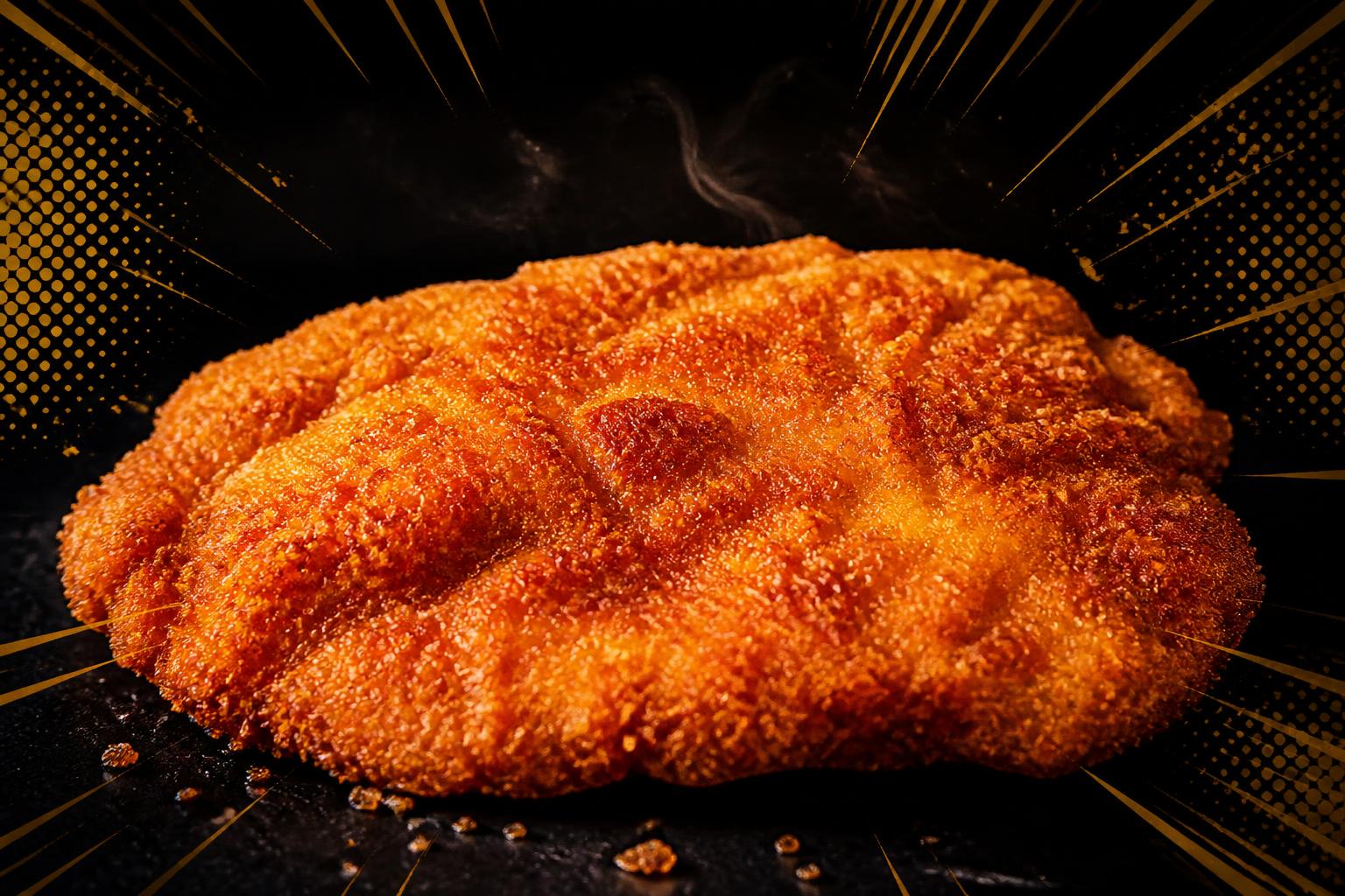 Knuspriges Merkers Schnitzel im Hero-Shot